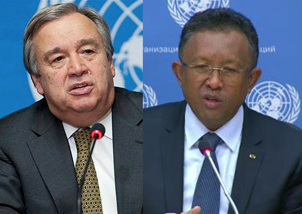 Rencontre entre  le Secrétaire général et le président malgache