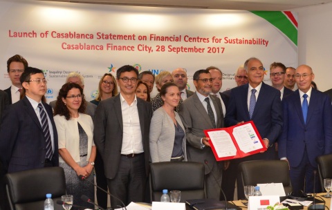 Les places financières internationales en synergie pour promouvoir le financement durable Les places financières internationales en synergie pour promouvoir le financement durable