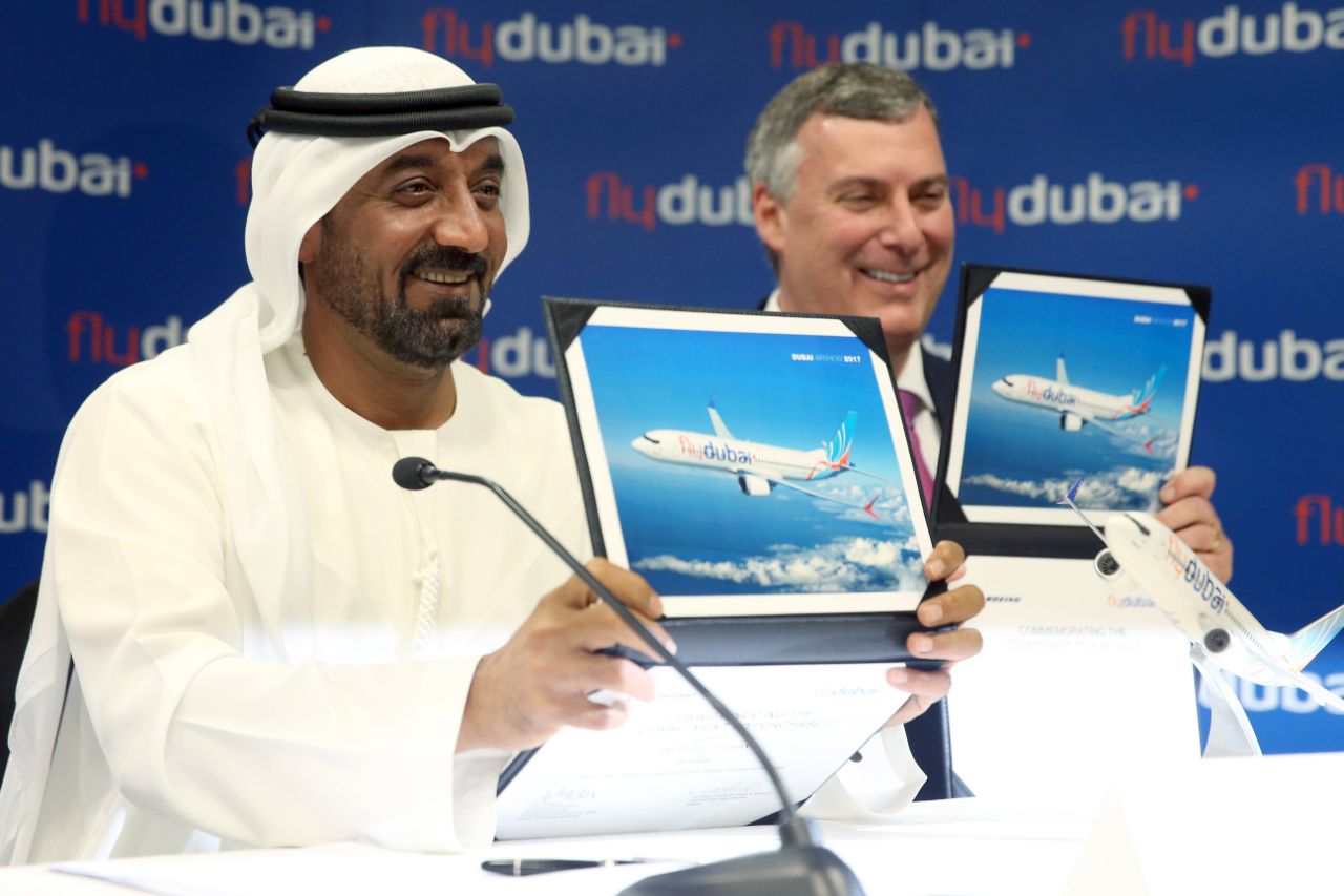 flydubai commande 225 avions Boeing 737 MAX pour un montant de 27 milliards de dollars