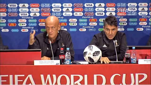Russie 2018 : Pierluigi Collina s’exprime sur  l’intervention des VAR