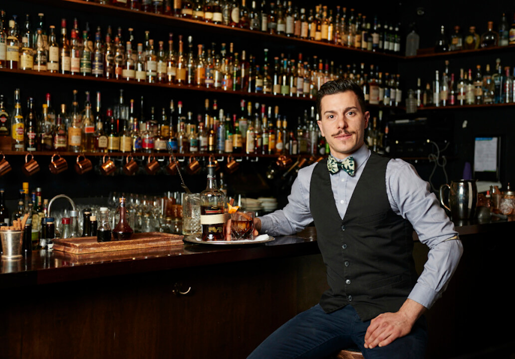 Orlando Marzo est à la tête  du classement du meilleur barman du monde