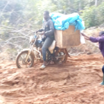 Une attitude de Marcien Essimi sur le terrain