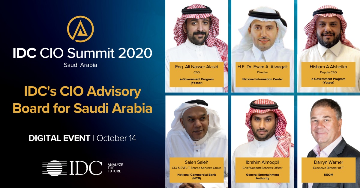 Saudi Arabia’s most influential ict leaders gather online for Virtual IDC CIO Summit