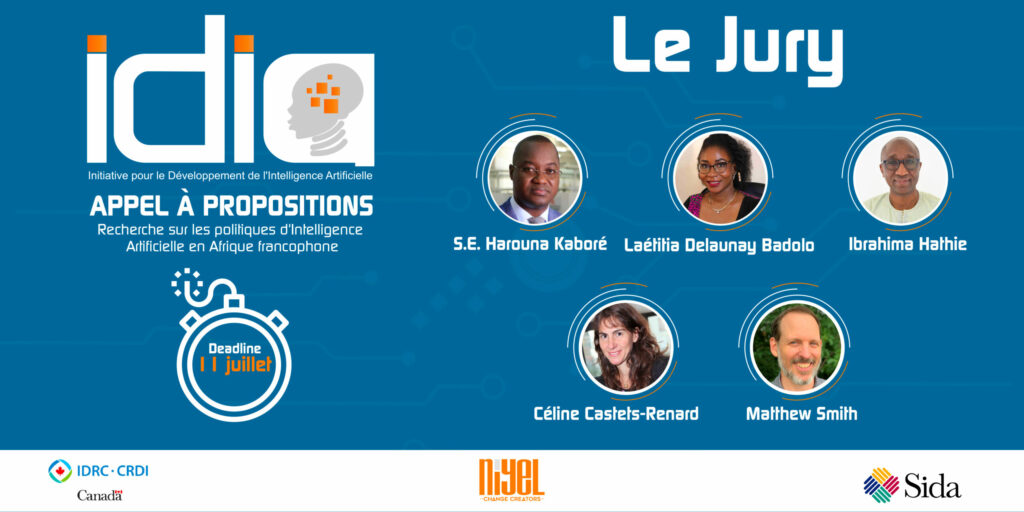 NIYEL dévoile son jury en charge de l’évaluation des propositions de son Initiative pour le Développement de l’Intelligence Artificielle (IDIA) en Afrique francophone