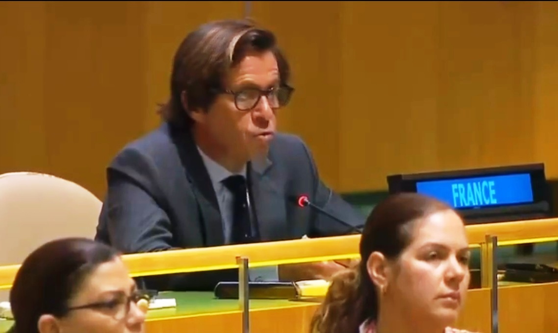 Conseil de sécurité  de l’Onu : Paris favorable à l’admission de la Palestine comme Etat membre de plein droit