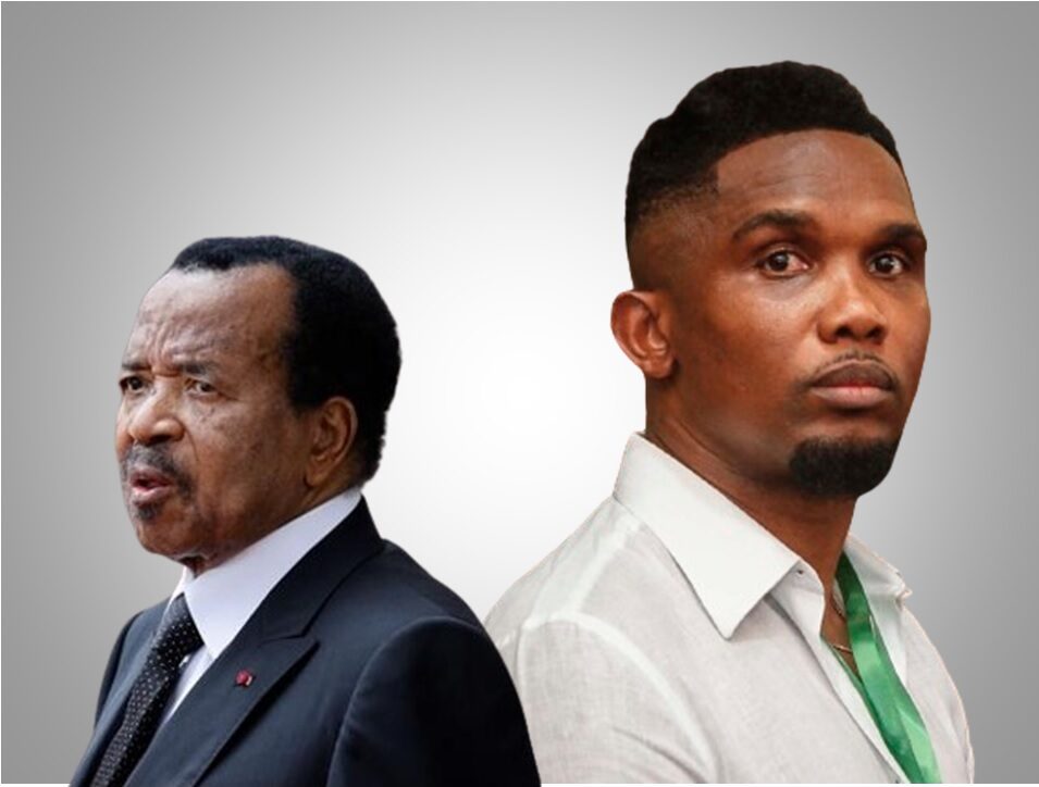 Au Cameroun, « Paul BIYA humilié , rabaissé… » par Samuel Eto’o Fils