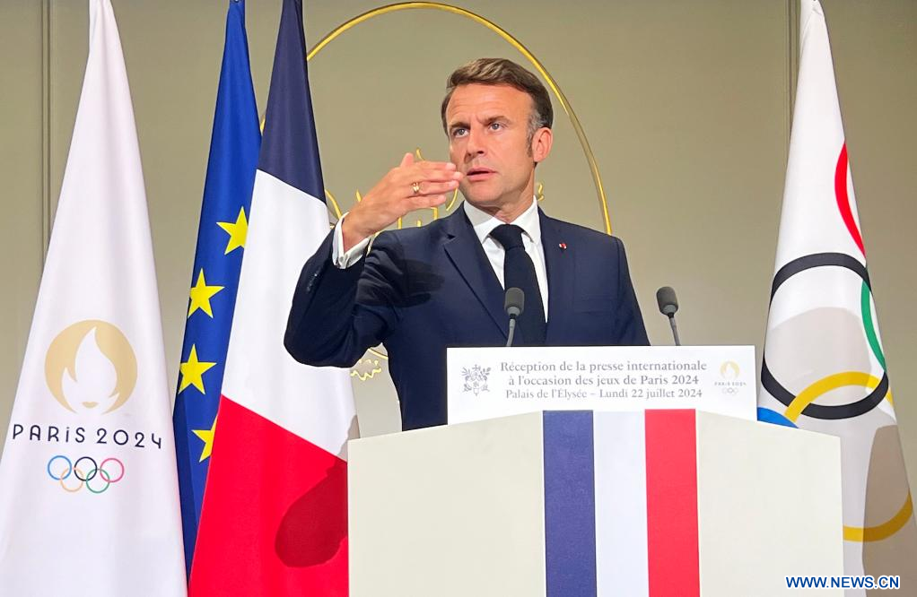 Le président français appelle à une « trêve olympique et politique » pendant les JO de Paris
