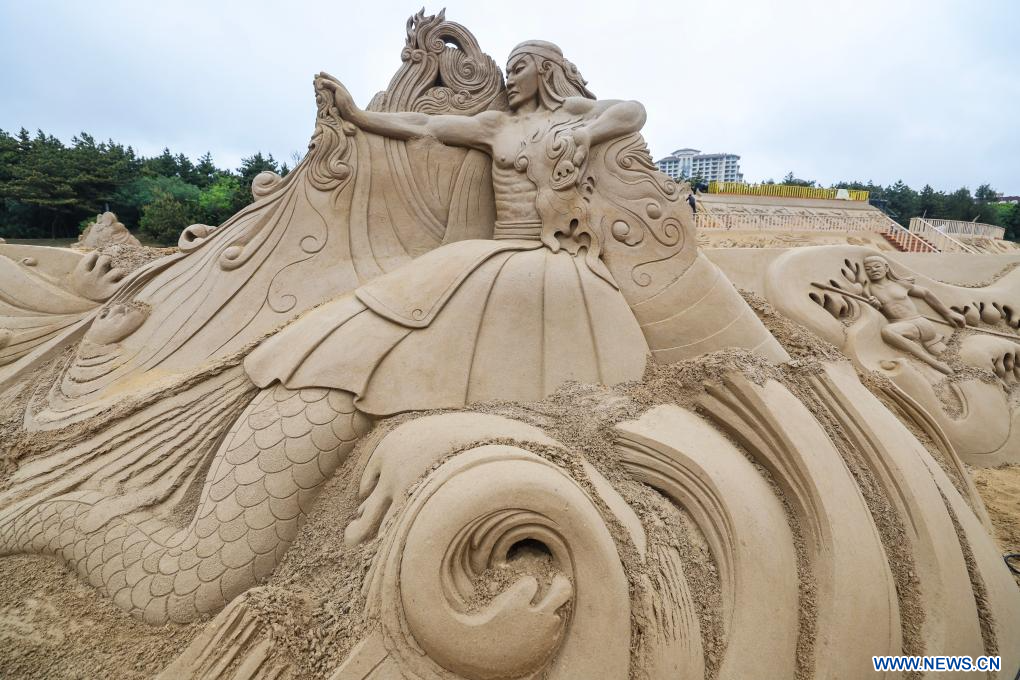 Chine : le 25e Festival international de sculptures de sable de Zhoushan
