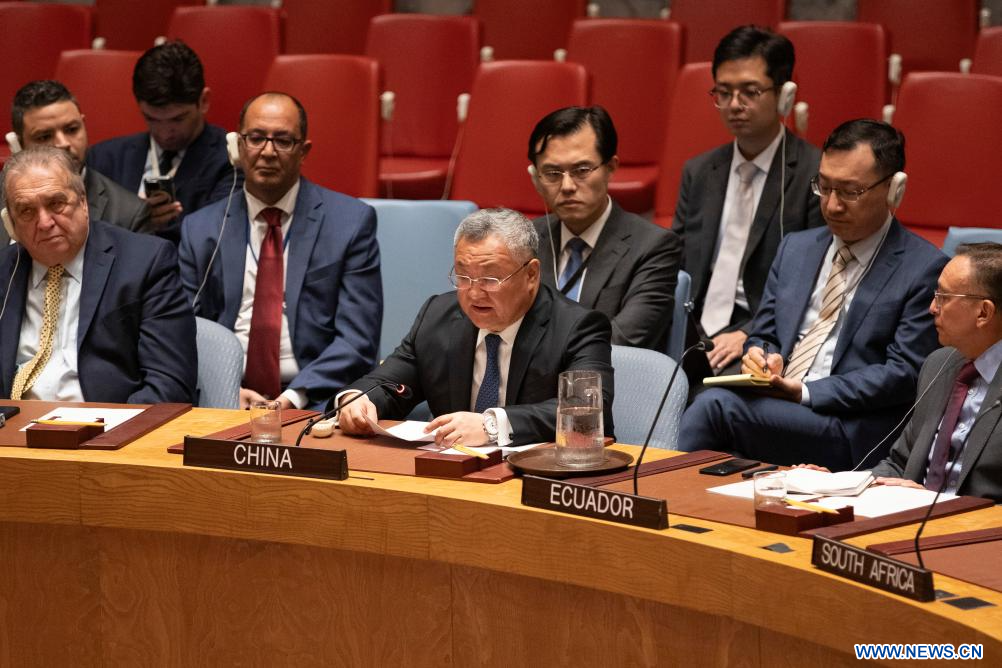 ONU : la Chine exhorte les Etats-Unis à presser Israël de cesser ses opérations militaires à Gaza