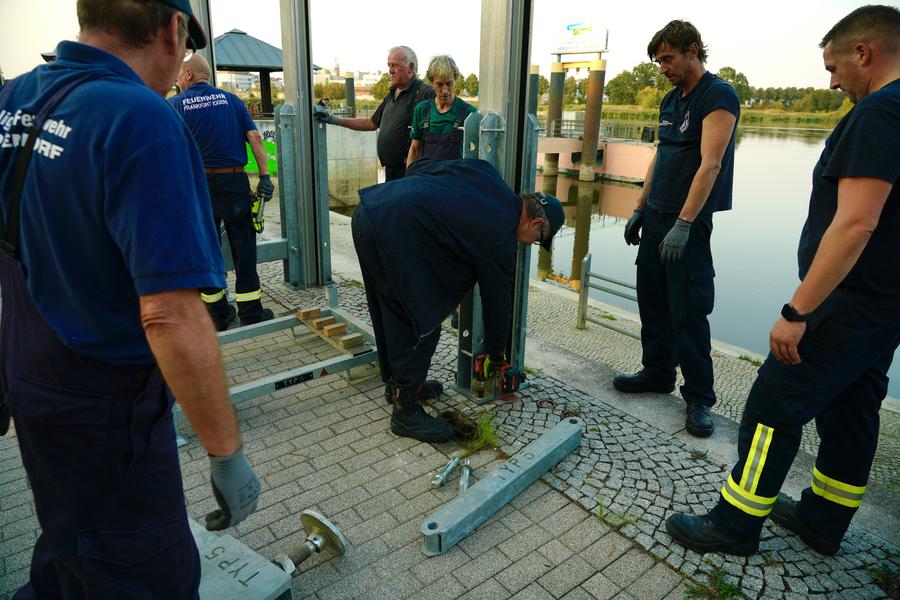     Allemagne : prévention de l’inondation à la frontière polonaise