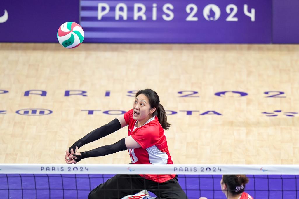 Des para-athlètes lors des Jeux paralympiques de Paris 2024