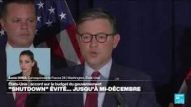 Etats-Unis : le Congrès adopte un projet de loi de financement à court terme pour éviter un shutdown avant les élections