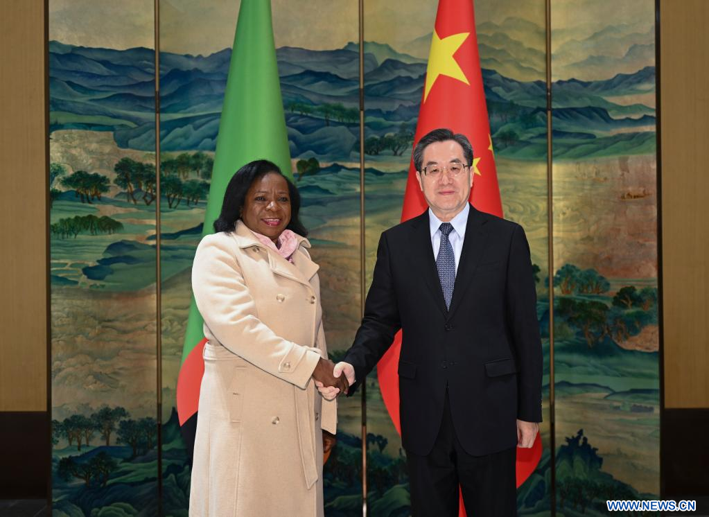 Un vice-PM chinois rencontre la vice-présidente zambienne